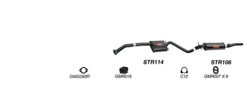 Redback Exhaust System for Holden Statesman (04/1990 - 1995), Caprice (03/1994 - 1995) - Brixton 4x4 - Buy Online Now!